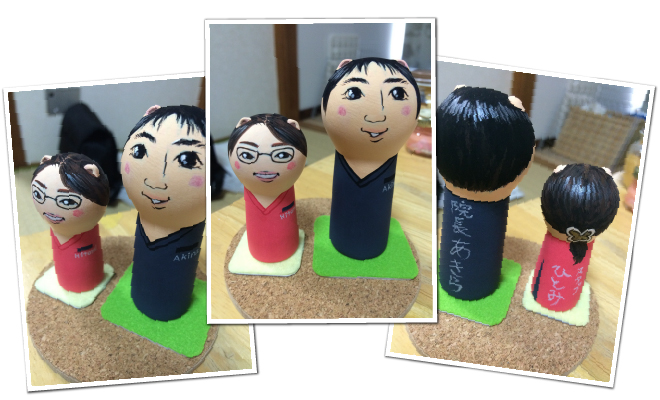 オーダーメイドこけし制作＆似顔絵こけし制作