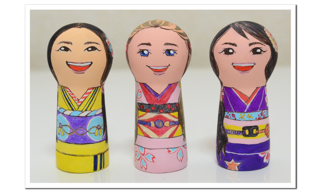 オーダーメイドこけし制作＆似顔絵こけし制作